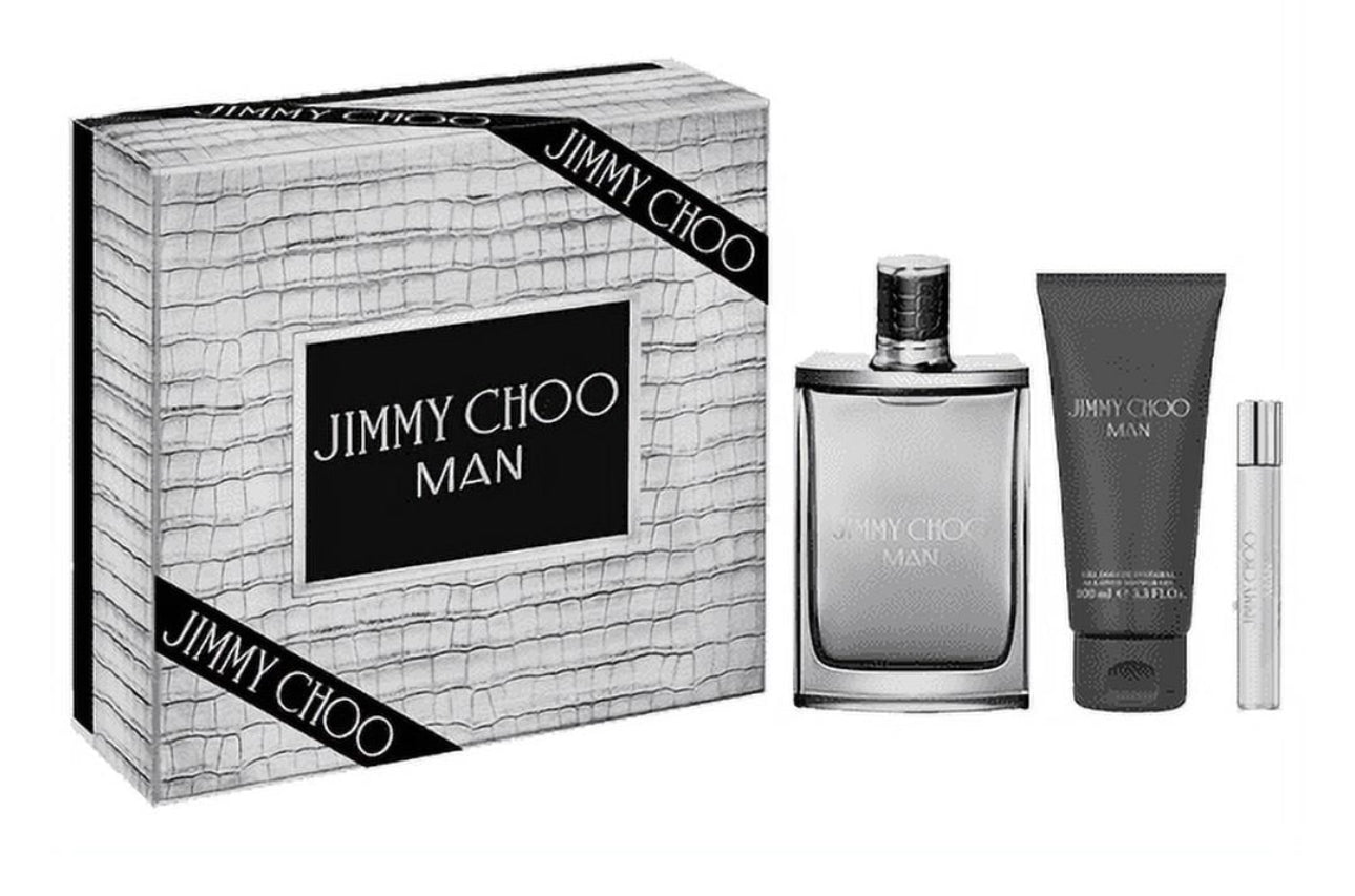 Jimmy Choo 3.3 oz EDT 3 Piece Gift Set for
men