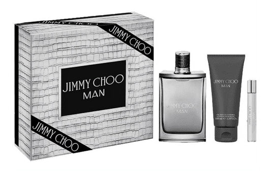 Jimmy Choo 3.3 oz EDT 3 Piece Gift Set for
men