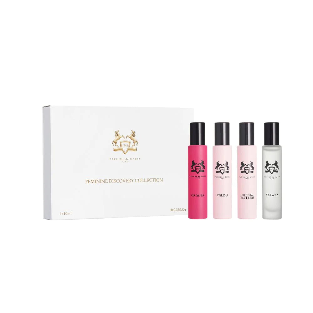 PARFUMS DE MARLY
Parfums de Marly 4 Piece Feminine Discovery Set