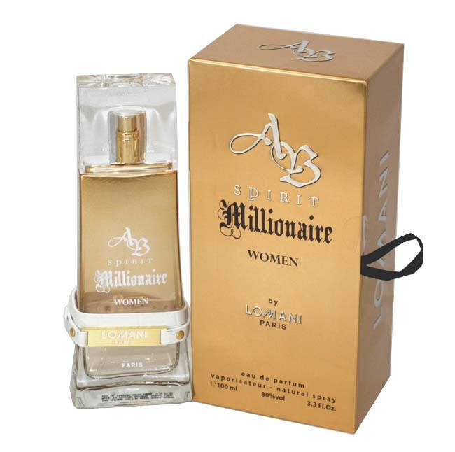 LOMANI
AB Spirit Millionaire 3.4 oz EDP for women (INSPIRED BY PACO RABANNE LADY MILLION)