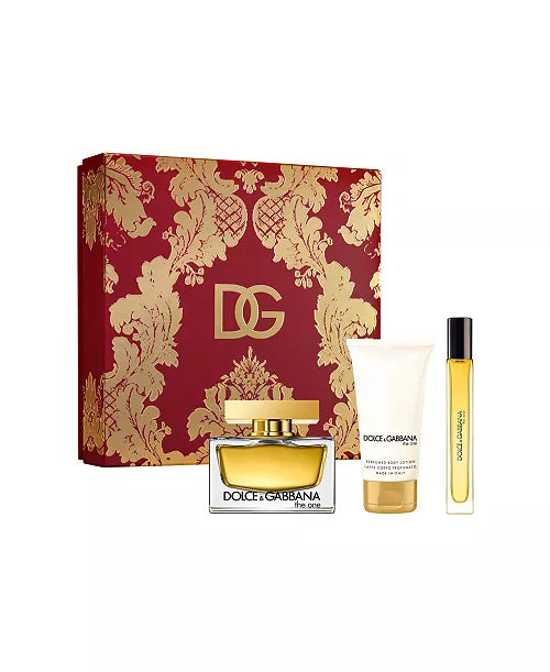 D&G The One 2.5 oz EDP 3 Piece Gift Set for women