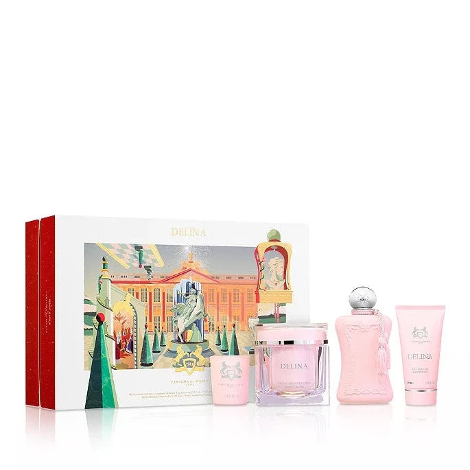 PARFUMS DE MARLY Delina 2.5 oz EDP Gift Set 4 Pieces for women