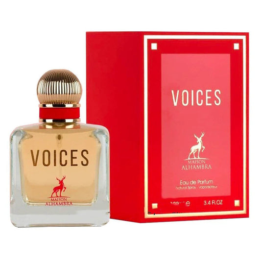 MAISON ALHAMBRA Voices (INSPIRED BY VALENTINO VOCE VIVA) 3.4 oz EDP for women