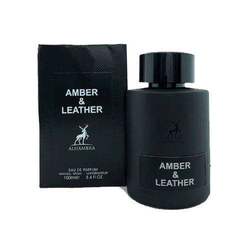 MAISON ALHAMBRA Amber & Leather (INSPIRED BY TOM FORD OMBRE LEATHER) 3.4 oz EDP for men